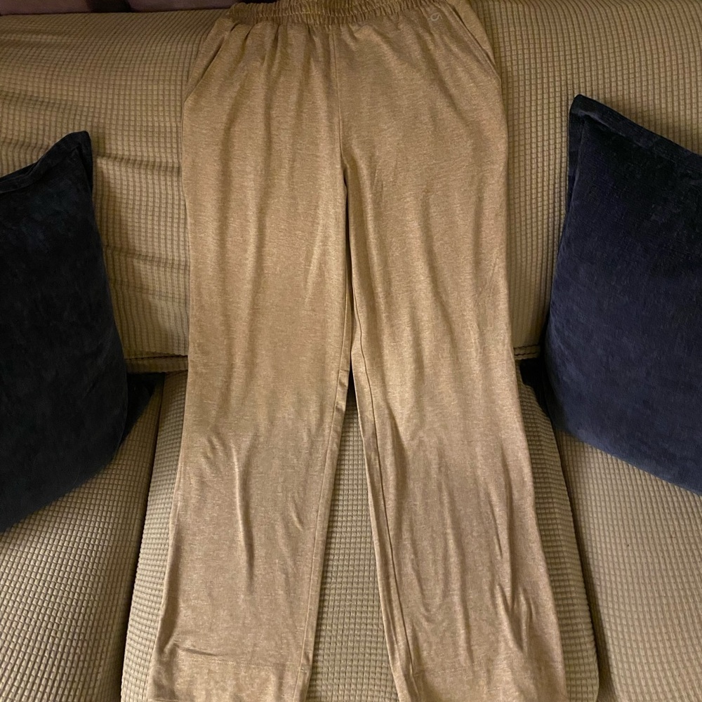 Wheat color soft, lounge, pants, extra small, brand new, but lost the tags